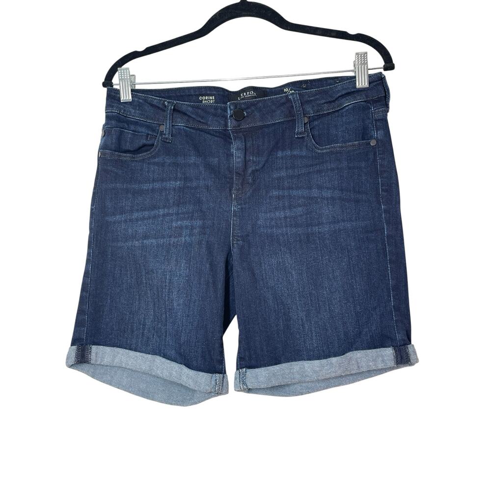 Liverpool Los Angeles Jean Shorts Jorts Corine Cuffee Denim 7" Inseam Size 10 30